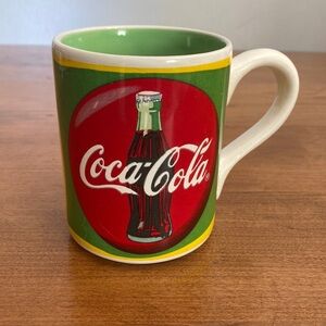 Vintage 1998 Gibson Coca Cola Coffee Mug White Ceramic